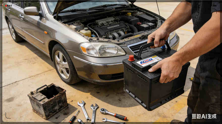 雨城区汽车换电瓶电话【案例】